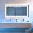 Flyte Rectangular LED Mirror with Defogger, Adjustable Light Temperature, Dimmer, and Smart Memory-1403111314