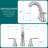 Widespread 2-handle Bathroom Faucet with Drain Assembly-100561678