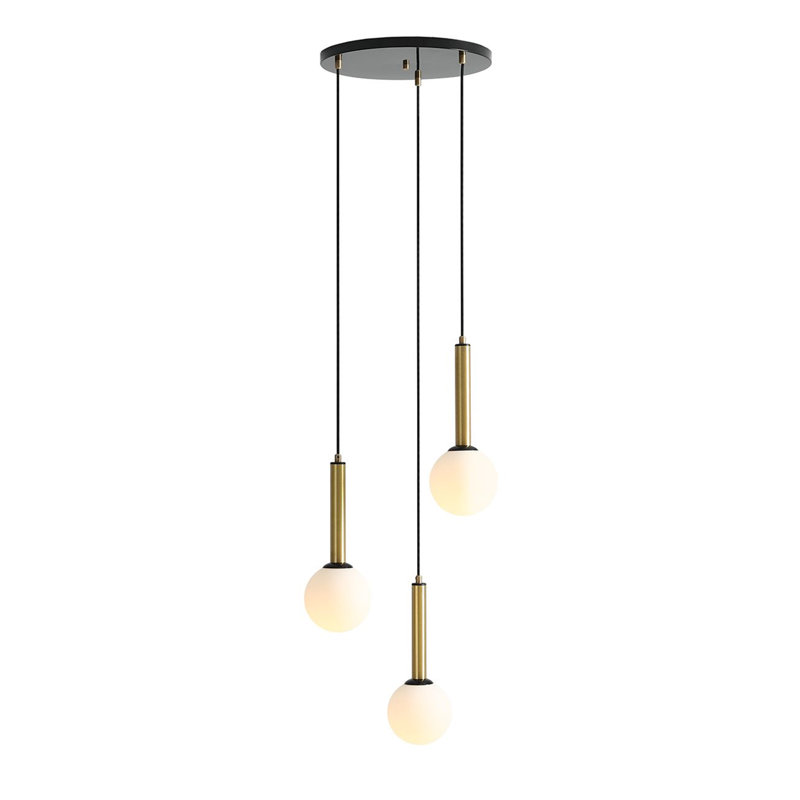 Manohar 3 - Light Cluster Pendant, Black