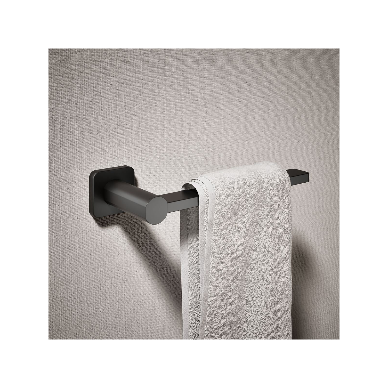Parallel Towel Arm, Matte Black