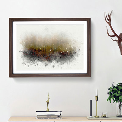 Lappach Forest in Italy in Abstract - Picture Frame Graphic Art Print