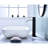 High - Quality Stainless Steel Matte Black Waterfall Spout Single Handle Bathroom Faucet, Pop Up Drain For Non Overflow Sinks, Stable Flow, Simple Installation-121675821