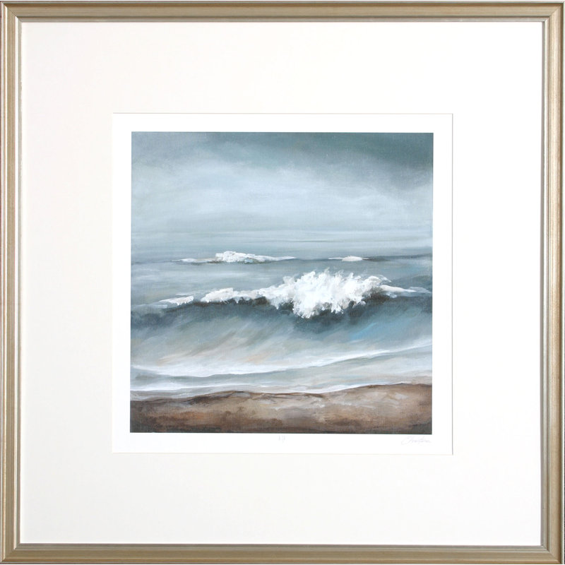 Sea Foam Print by Long