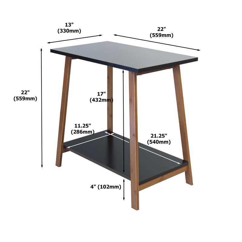 Allanah End Table, Black