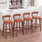 Nordic Solid Wood Bar Stool-1987505167