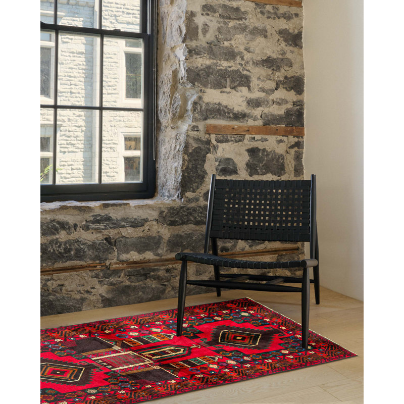 Teimani Red Rug 3'6" x 6'5"