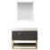 Alistair 42'' Single Bathroom Vanity with Engineered Stone Top with Mirror