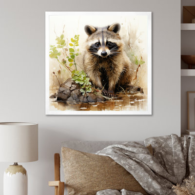 «Raccoon s playful explorer II», art sur toile
