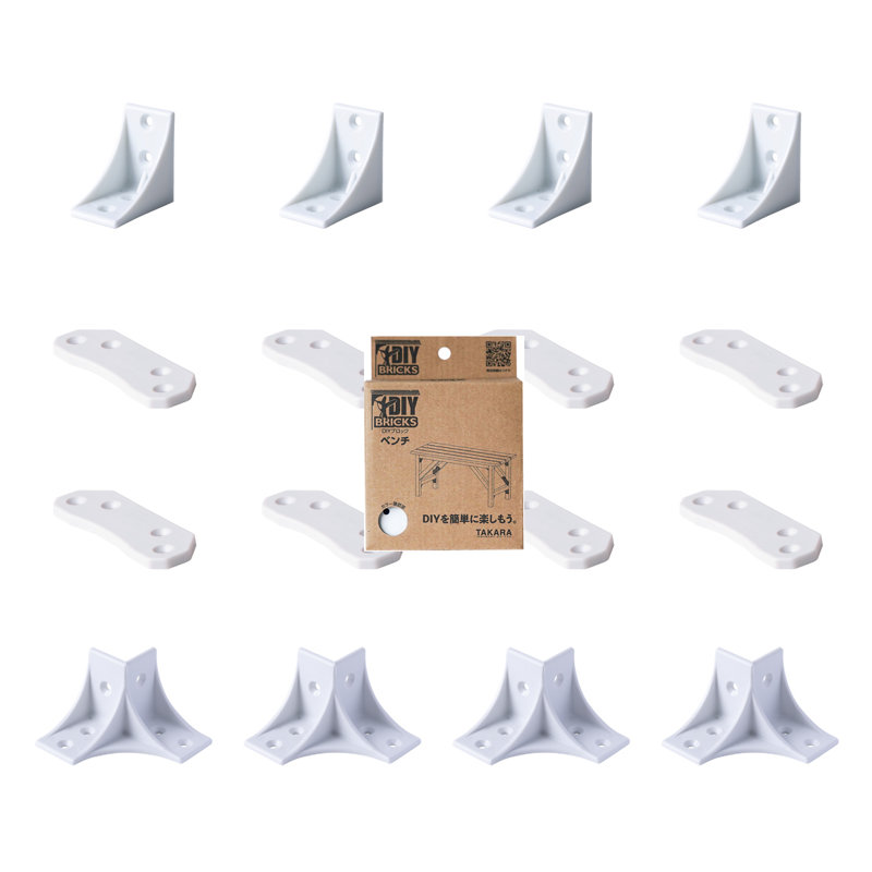 DIY Joint Kit for Bench, White