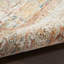 Tapis oriental oriental en polyester tissé à la machine crème / ivoire-1574304069