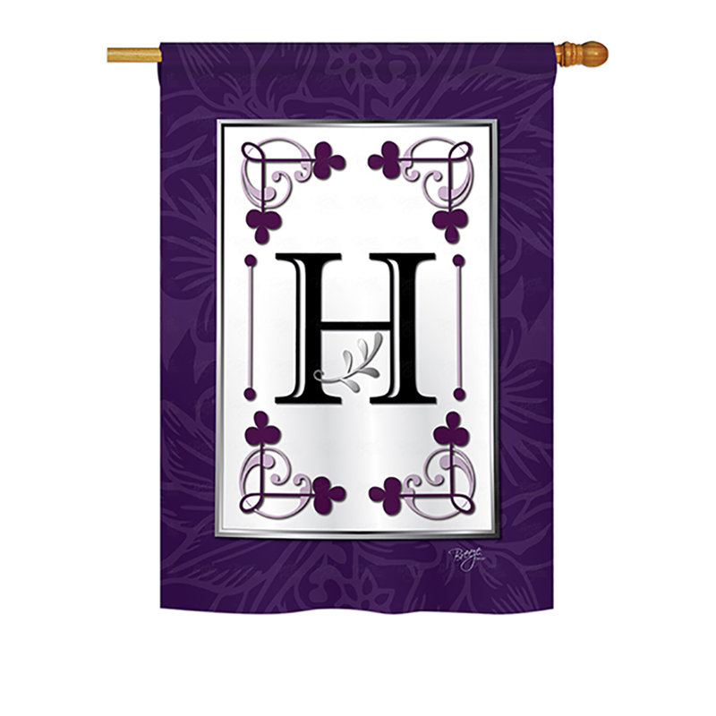 Drapeau de maison picard classique en polyester à 2 faces, H 40 po x l 28 po, H