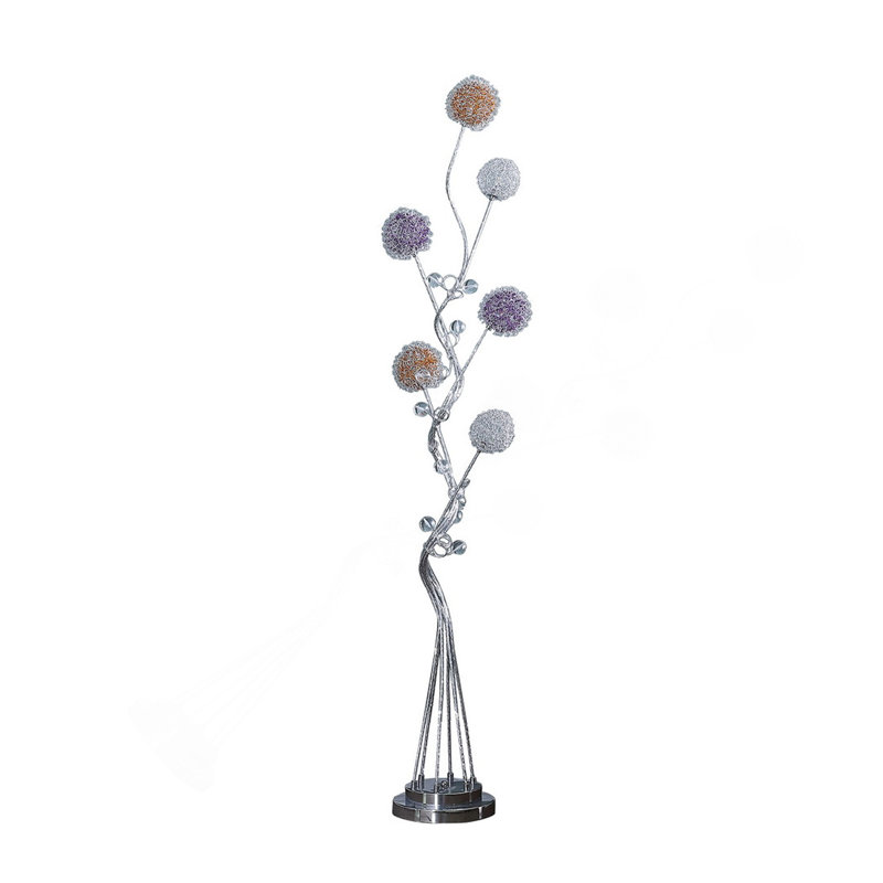 58.5" Modern Aluminum LED Metal Floor Lamp