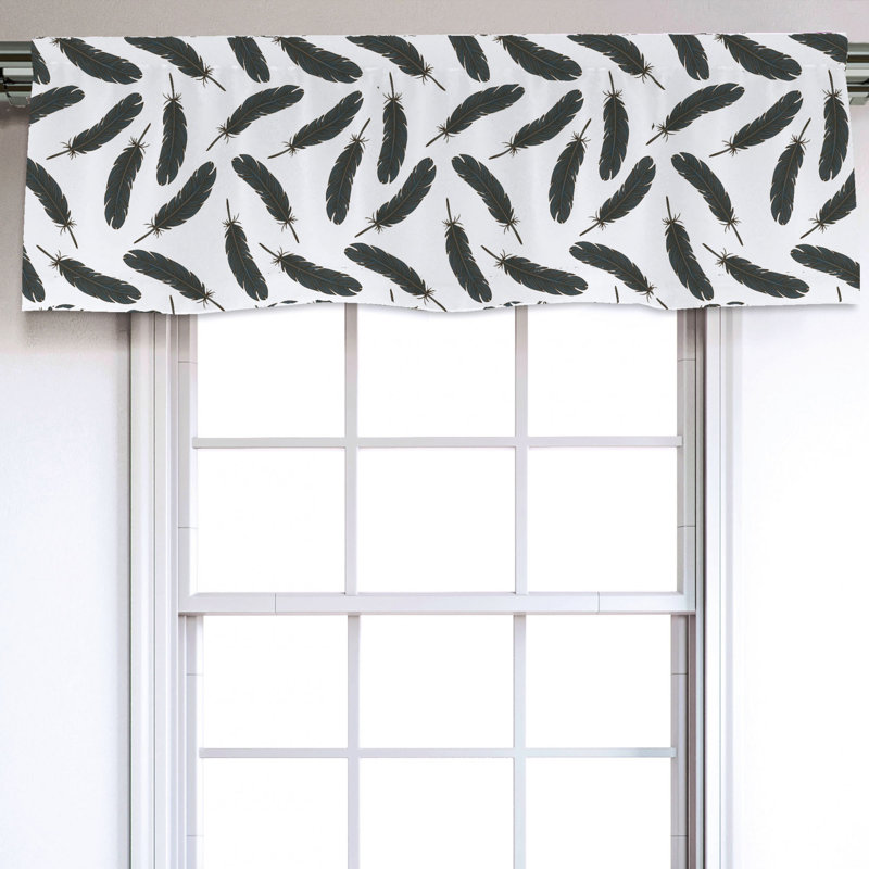Sateen Ruffled Window Valance