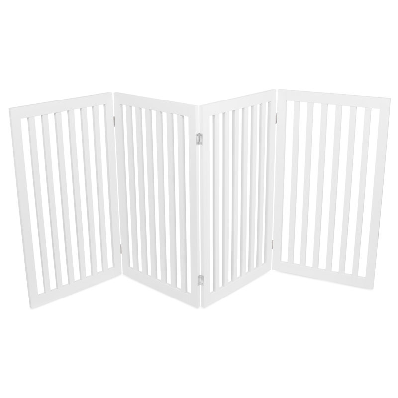 Barrière pour animaux autoportante, Blanc