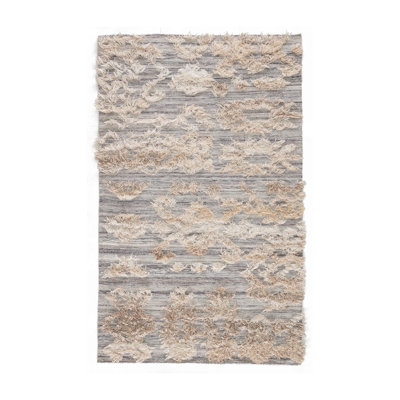 Area Rug in Pewter/Beige
