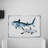 Sharks Rule - Print on Wrapped Canvas-738522244