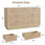 Commode et meuble télé 7 tiroirs Natural-1562234611