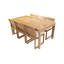 Venice 7 - Piece Solid Wood Dining Set-669753413