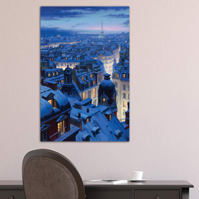 Night Symphony by Evgeny Lushpin - Wrapped Canvas Painting