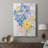 Brush Blossoms I -Custom Wrapped Gallery Cavas