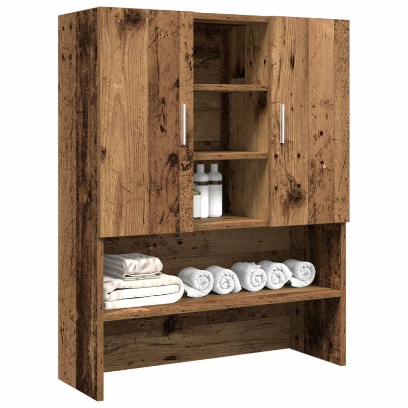 Awan Washing Machine Cabinet 70,5x25,5x90 cm, Old Wood
