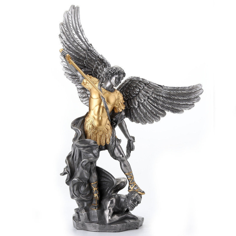 Figurine en résine 14,57 po St. Michael