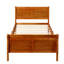 Lit plateforme avec base de lit en bois et lit-bateau