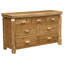 Commode à sept tiroirs Fireside Lodge Cedar Log - Vintage - Ligne Premium-1152438911
