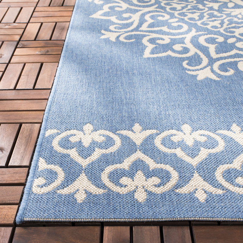 Ryleigh Performance Oriental Indoor/Outdoor Area Rug, Rectangle 5'3" x 7'6"