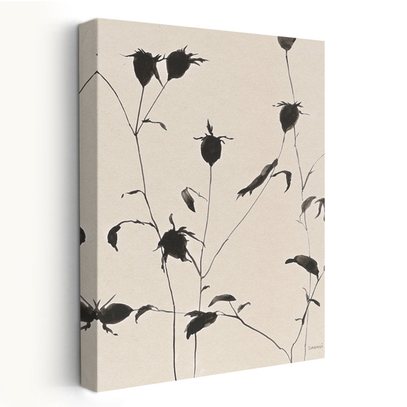 Ombres botaniques contemporaines et bohémiennes II, H 36 po x l 24 po