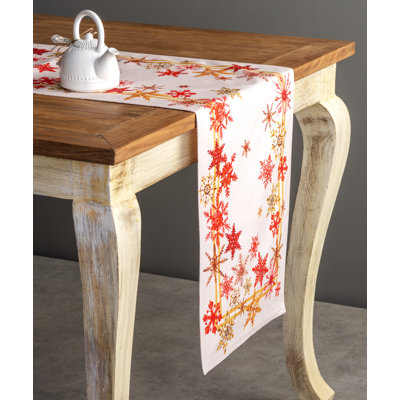 100% Cotton Christmas Table Runner