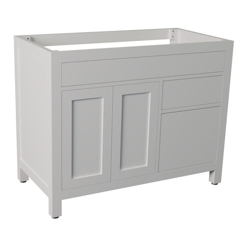 Dayton 42'' Single Bathroom Vanity Base Only, White