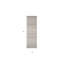 Tapis abstrait gris et beige 8 pi