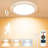 Rechargeable Ceiling Light No Wiring Battery Operated Ceiling Lights With Remote Motion Sensor Dimmable Timing Motion Activated Overhead Shower Light