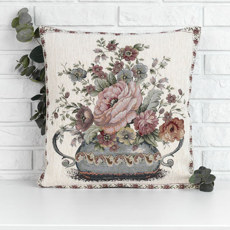 Floral Throw Pillow