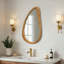 Miroir mural irrégulier
