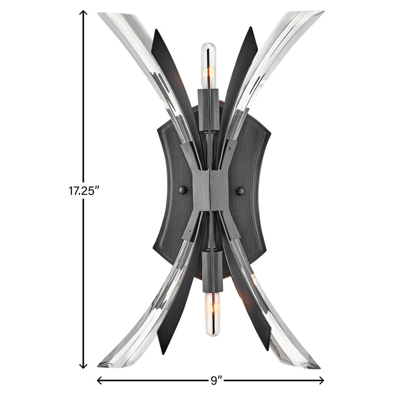 Vida Steel Metal Wallchiere Sconce