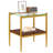 2-piece Modern End Tables Rectangle Side Table with Tempered Glass Top & MDF Storage Shelf, Living Room Accent Tables-1889556391-1889556394