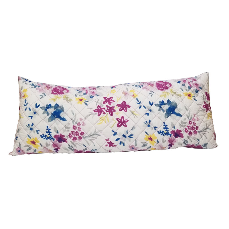 Taie décorative aquarelle à corps matelassé Norie