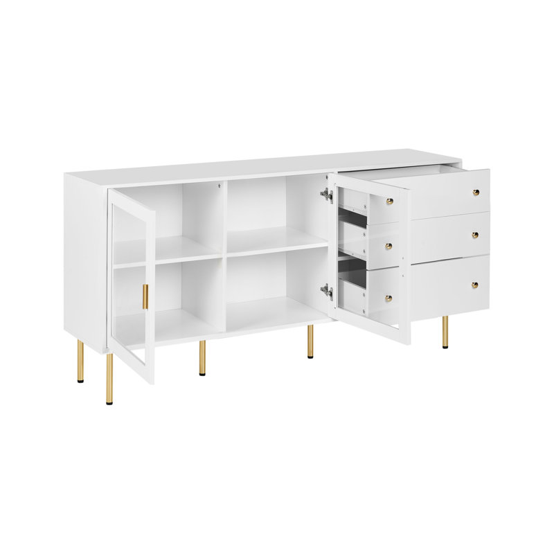 Almaree Zinc Alloy 2 - Door Standard Accent Cabinet