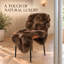 Runner Munn Sheepskin 2' x 6' Area Rug in Chocolate