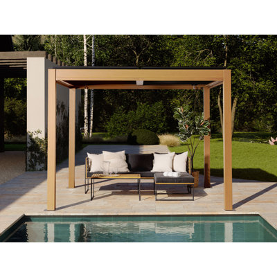 Pergola autonome en aluminium 10 x 10 Vikos