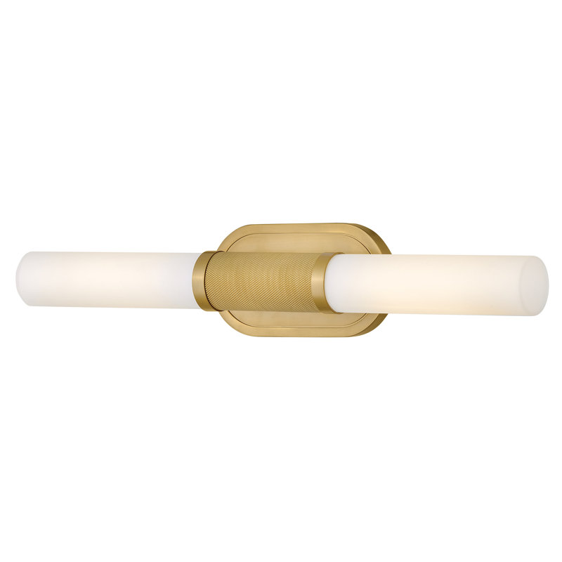 Hinkley Thayer Large Two Light Sconce, Lacquered Brass