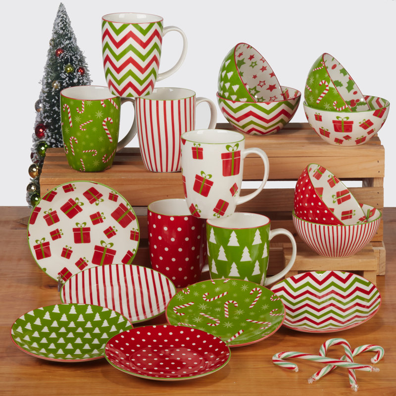 Assiette canapée Holiday Fun, 6 po