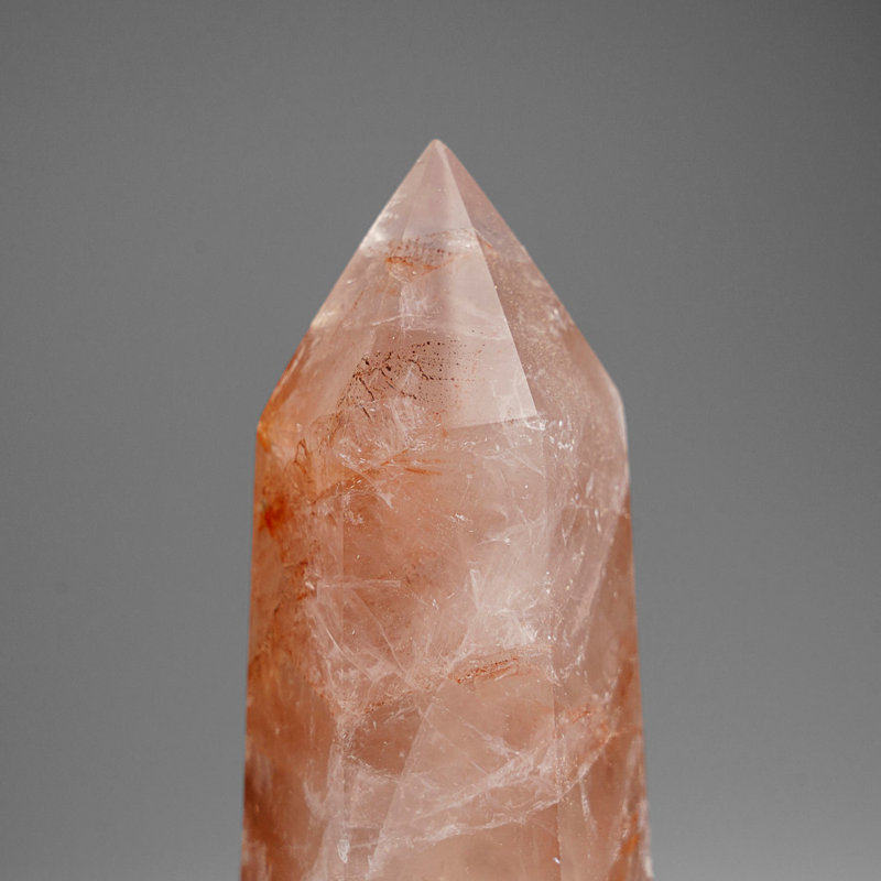 Genuine Polished Strawberry Quartz Point (1.2 Lbs)