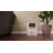 OVENTE Electric Blower Floor Fan 15" with 3-Speed Control, 90° Oscillating and 45° Manual Pivoting Head, Low-Noise Technology and Easy to Clean Air Filter Ideal for Home, Bedroom, Office, White BF74W-14242256
