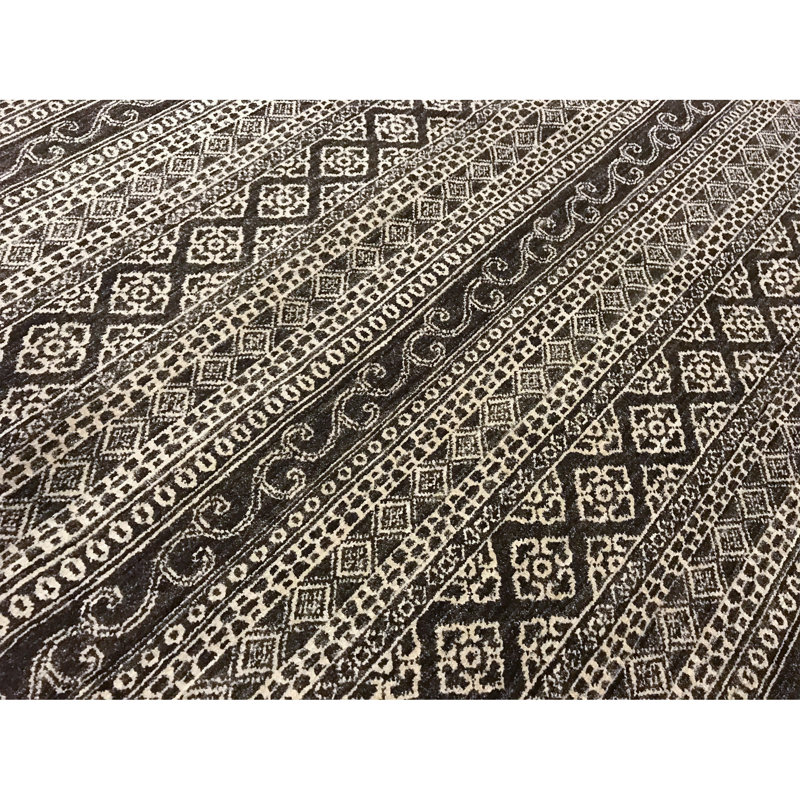 Hand-Knotted High-Quality Brown Area Rug
