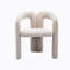 Ensemble confortable de chaises d'appoint rembourrées en velours pour divers espaces-1672024917