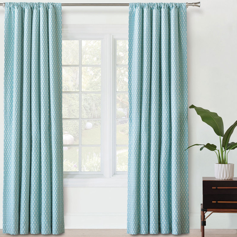 Senna Room Darkening Curtain, 96" W x 96" L