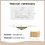 36'' Single Bathroom Vanity with Resin Top-622933882
